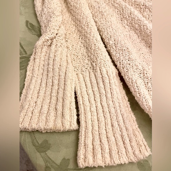 BCBGMaxAzria “Bonnie” Knit Cotton Slouchy Oversized Open Cardigan Sz Tall M L - Picture 9 of 16